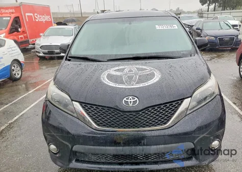 2015 Toyota Sienna Sport из США, поврежденный, VIN 5TDXK3DC5FS542649